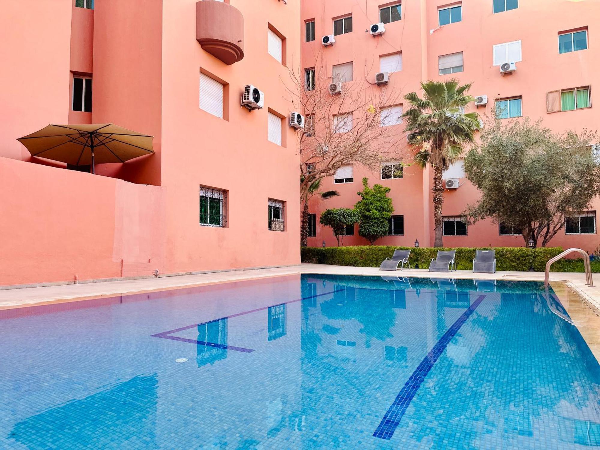 5 Minutes De La Gare Et Centre Ville Piscine Parking Marrakesh Exterior photo